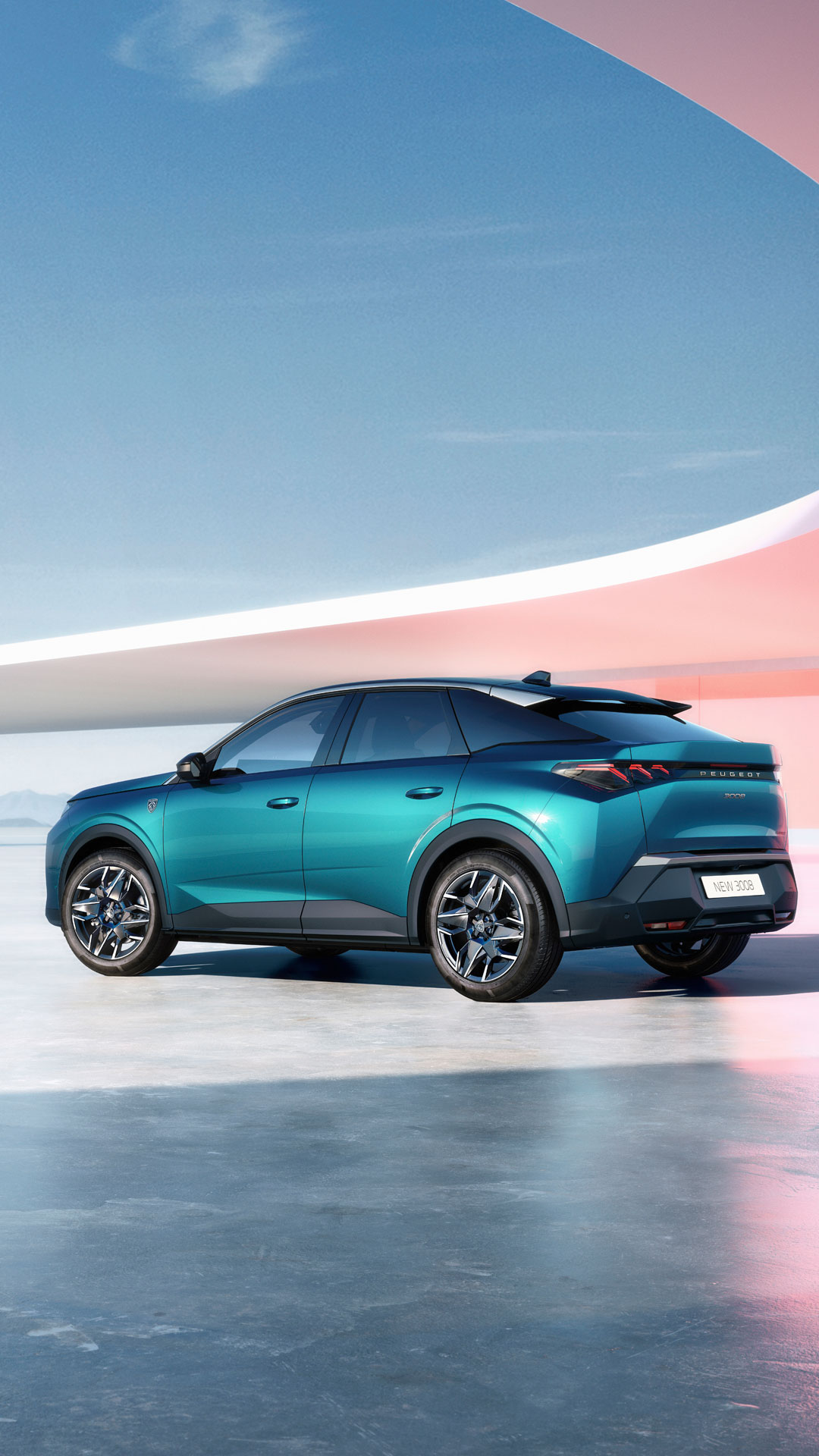 PEUGEOT 3008 Hybrid rear view